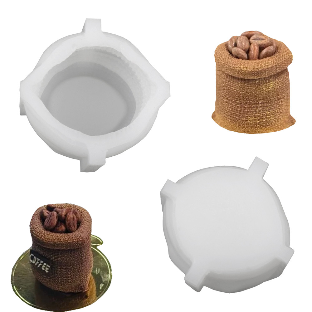 Coffee Bag Mousse Mold Cake Pudding Silicone Mold Chocolate French Dessert DIY Baking Mold