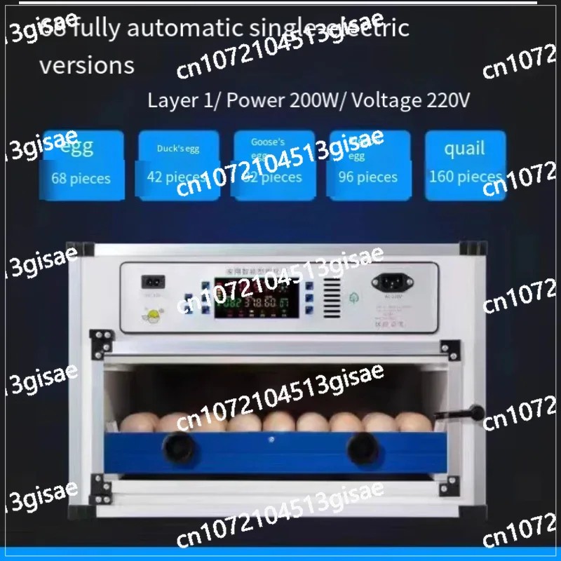 For Chicken Quail Bird Egg Hatch 204 Eggs Dual Electric Edition Incubator Machine Automatic Egg