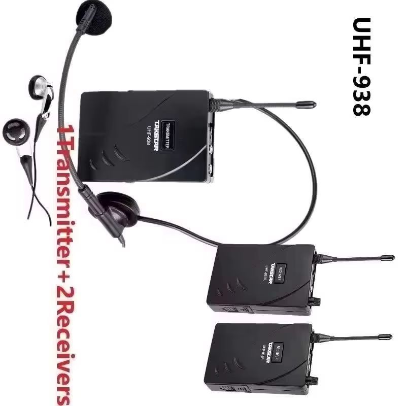 Takstar UHF938/UHF-938 UHF frequency Wireless Tour Guide System 50m Operat Range 1 Transmitter