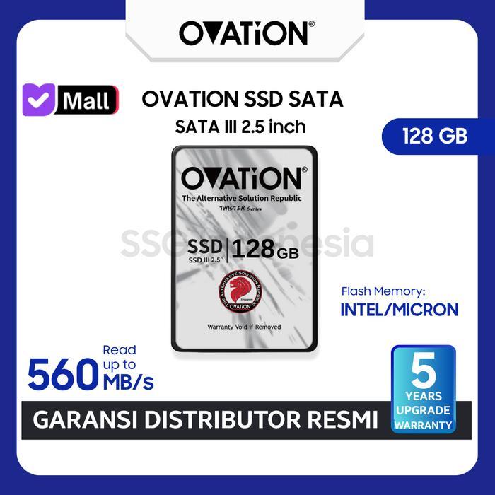 OVATION SSD SATA 128GB / 256GB / 512GB / 1TB 2.5" SATA III Internal SSD SATA3 - Garansi 5 Years