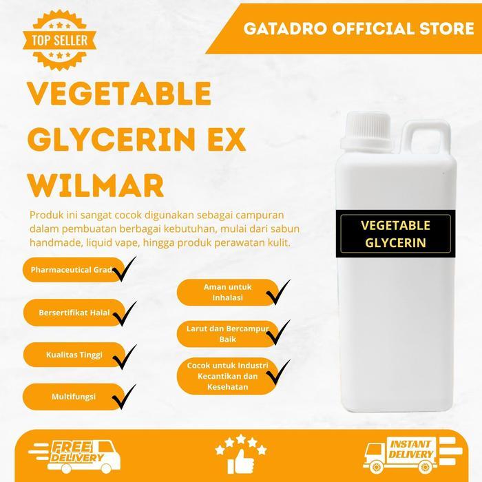 JTTOP" VEGETABLE GLYCERINE/GLISERIN NABATI GLYCEROL 1KG EX WILMAR