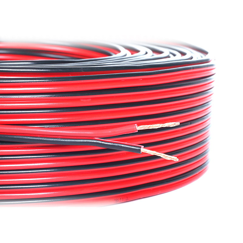 1 Pair-2 Pins Car Battery Soft Inverter Cable Red and Black 20AWG 18AWG 16AWG 14AWG Oxygen-free