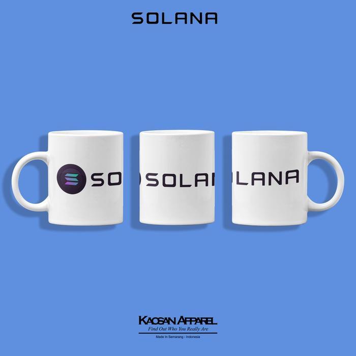 Mug Crypto "SOLANA" - Crypto/Mug Crypto/Gelas Crypto/Cangkir Crypto/Kaos Crypto/Cryptocurrency