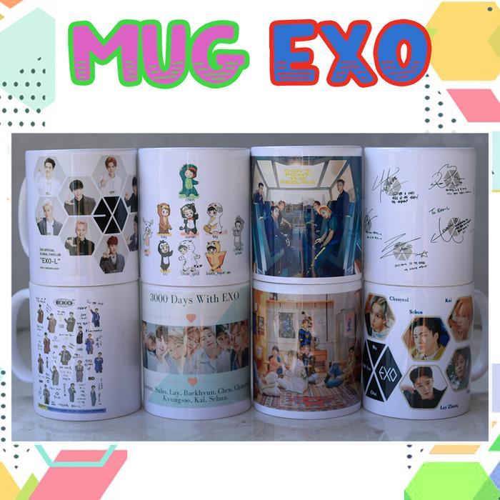 Mug Gelas EXO Merchandise Kpop EXO