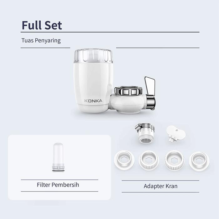 KONKA Water filter purifier alat penyaring penjernih air kran sumur