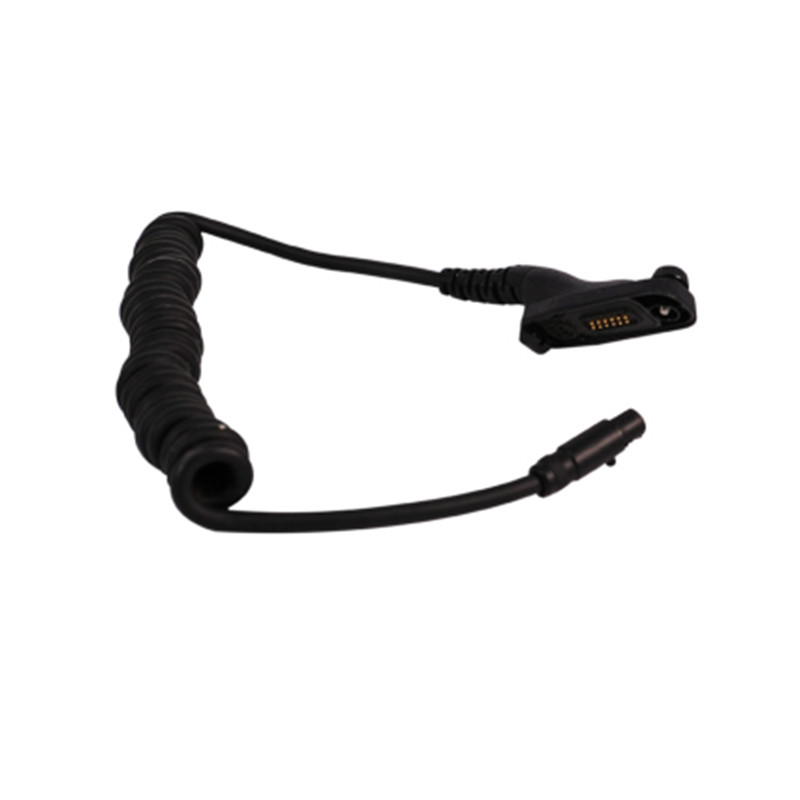 For FCS-TACTICAL AMP Tactical Headset V20 V60 PTT Connects Cable Adaptor Connector Standard KN6 to