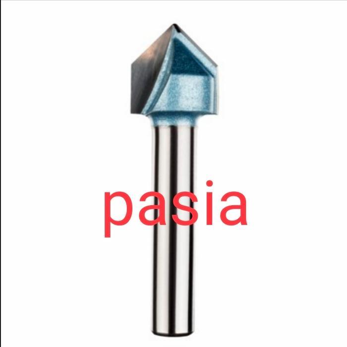 Terlaris Router Bit 201-031 KNK 1/4 x 16 mm Uniken Mata Profil Vee Groove 90 SALE