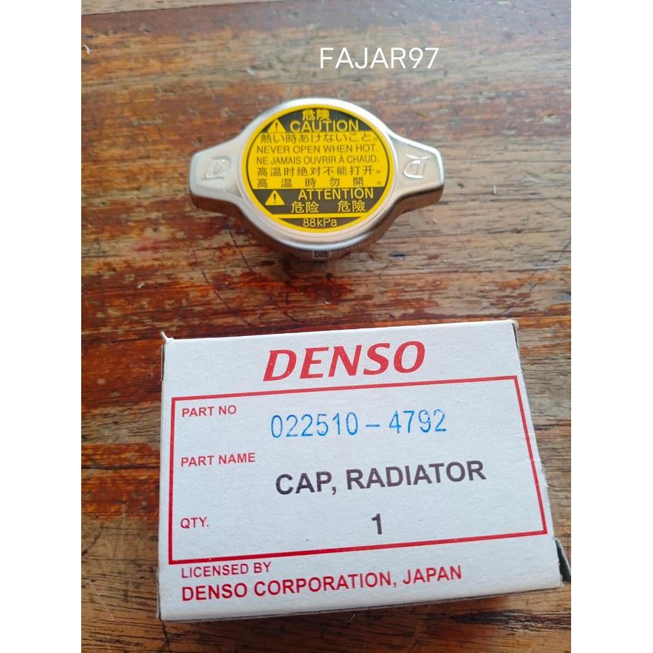 Tutup radiator 0.9 DENSO 022510-4792 starlet twincam great corolla