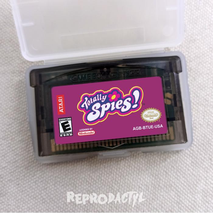 Totally Spies 1 Kaset GBA Nintendo Gameboy SP Micro DS Total Spies