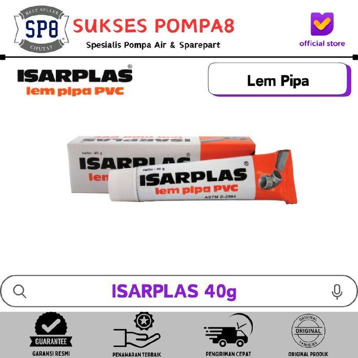 [] Lem ISARPLAS Tube / Lem Pipa ISARPLAS Original / Lem PVC