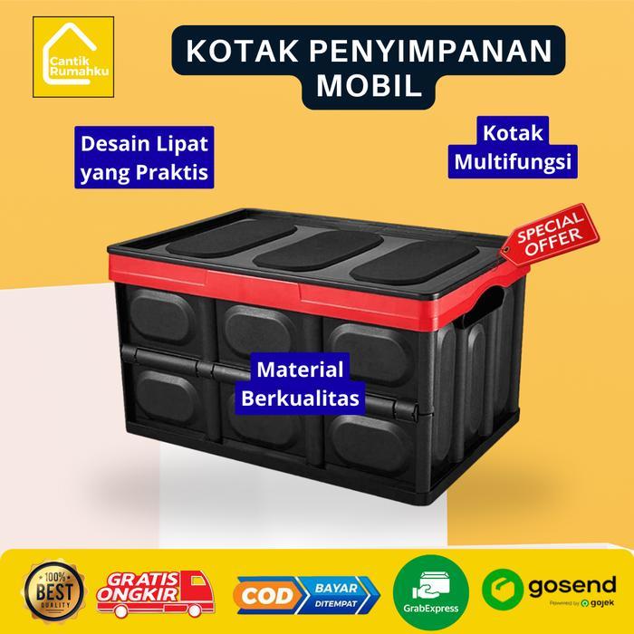 Kotak Penyimpanan Besar Lipat Bagasi Mobil Mainan Sepatu Car Storage