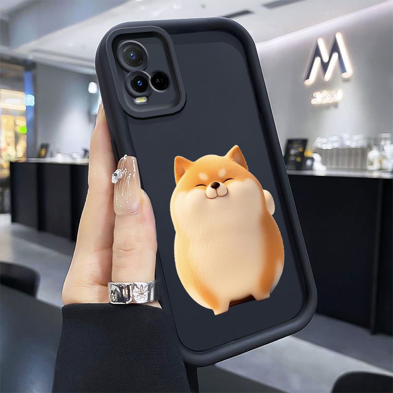 Casing Hp untuk VIVO Y21 Y21s Y21t Y21e Y21a Y21G Y33s Y33t Case Anjing super gemuk Kasing silikon C