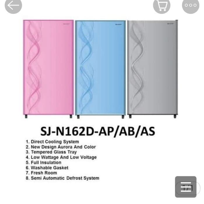 Kulkas SHARP 1 Pintu SJ-N162D
