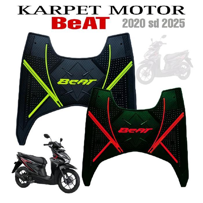 Asly Karpet Motor Beat Setreet Beat Deluxe Variasi Beat Aksesoris Motor Beat Tahun 2020/2025