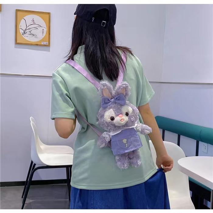 CodReady Tas Ransel Lucu Fashion Motif Kartun Karakter Hewan Warna Ungu Kelinci Anak & Dewasa