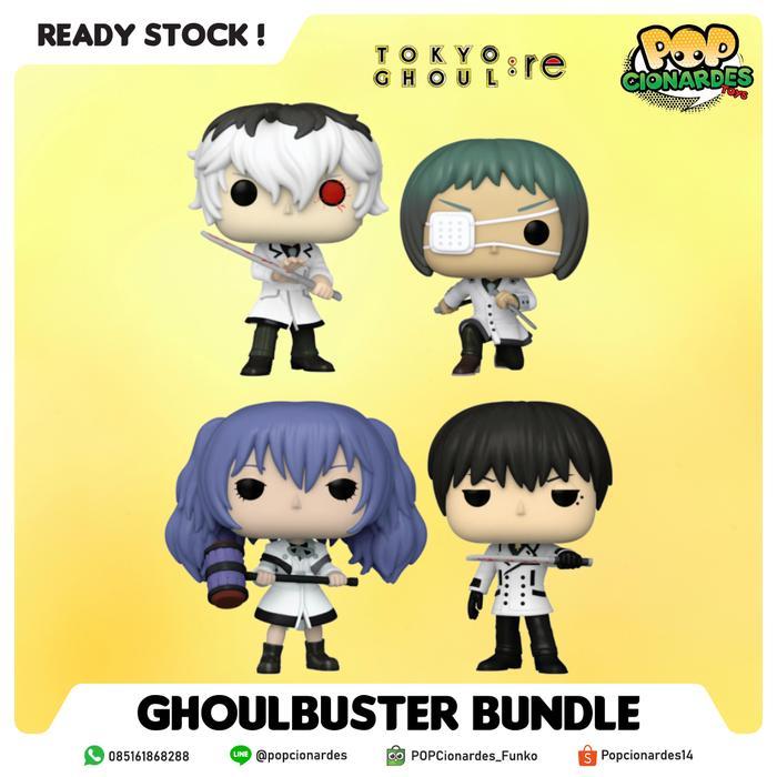 Funko POP Anime - Tokyo Ghoul : Re - Ghoulbuster Set of 4 Bundle