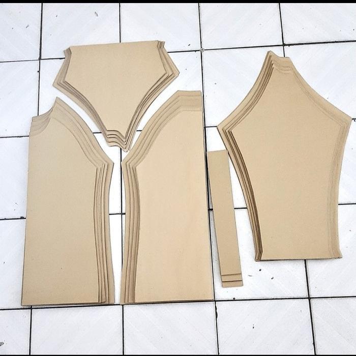 Termurah POLA KAOS RAGLAN WANITA DEWASA 5 UKURAN SATU SET Paling Laris