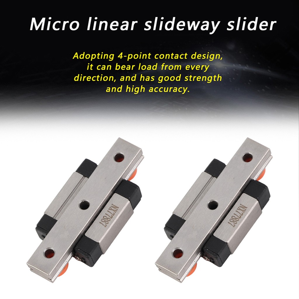 LML7B Miniature Linear Rail 7mm Width Slide Block Linear Motion Rail Linear Rail Carriage Linear