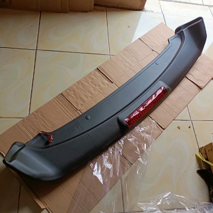 Spoiler Toyota Calya Daihatsu Sigra Plus Lampu - Fiber Cat Hitam Dop - Motorcycle