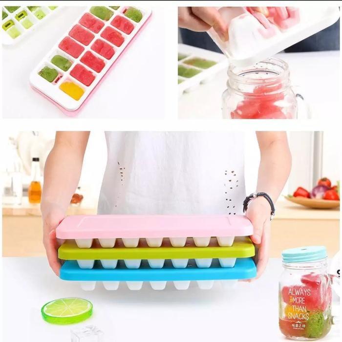 Oxihom - Cetakan Es Batu Silikon Tutup