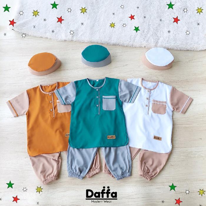 TERLENGKAP DAFFA COLLECTION - KOKO DAFFA 03 - BAJU KOKO BAYI BAJU KOKO ANAK USIA 0-4 TH BAHAN KATUN