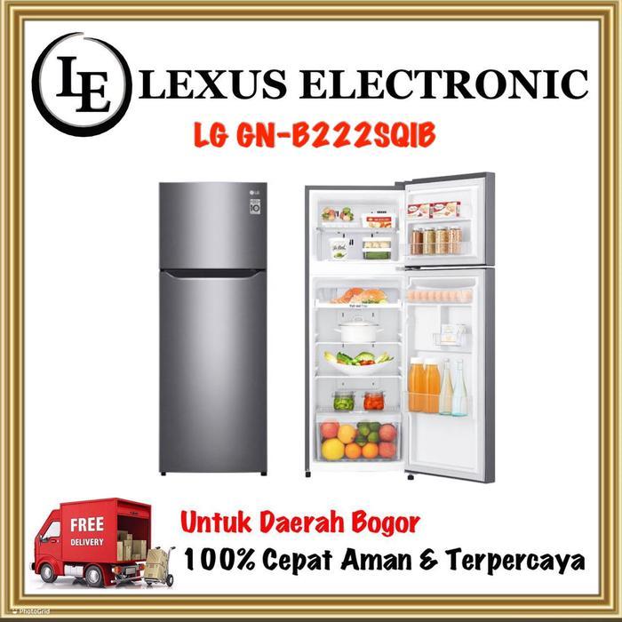 LG KULKAS 2 PINTU INVERTER | GN-B222SQIB | 222SQIB