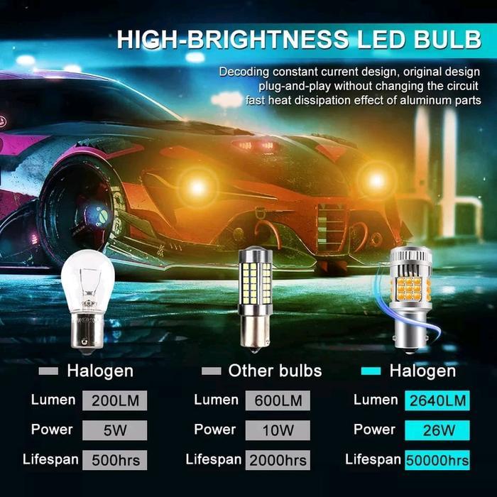 LAMPU SEN LED T20 7440 SEIN 3030 KIPAS PENDINGIN