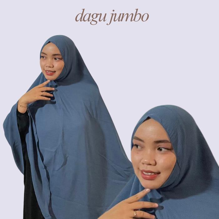 TERMURAH almiftah-HIJAB DAGU MALAY JUMBO CRINKLE XXL/JILBAB DAGU JUMBO/BERGO DAGU MALAY READY STOCK