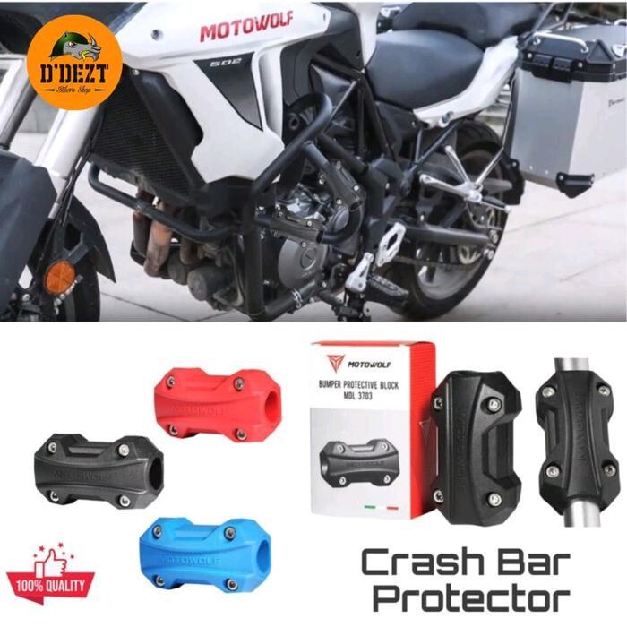 Motowolf Bumper Protective Block Tubular Pelindung Engine Guard