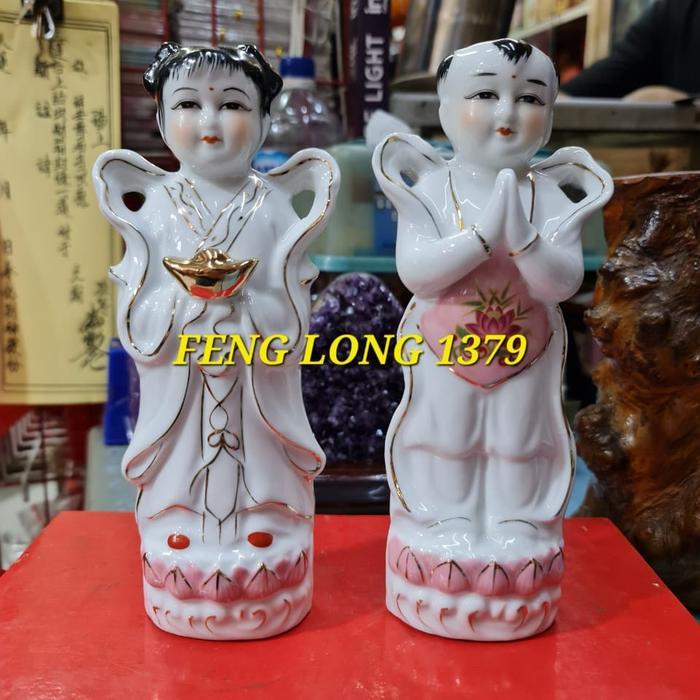 Rupang Pendamping Guan Yin 8 inch Keramik