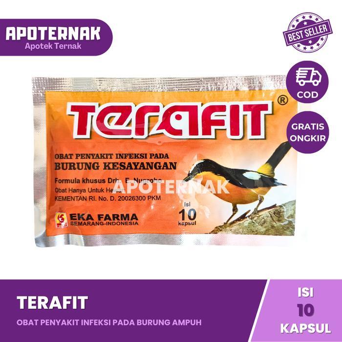 Terafit 10 Kapsul Eka Farma Obat Penyakit Infeksi Burung Obat Burung