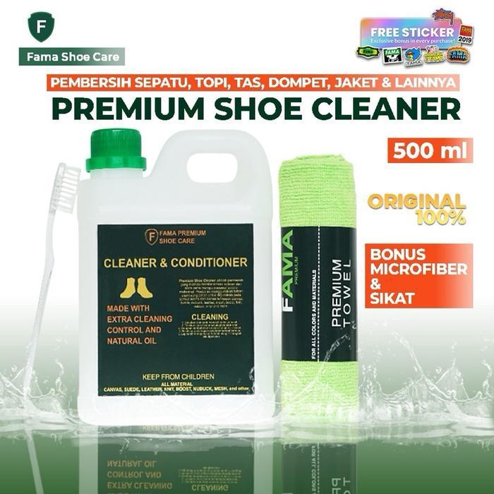 TERLARIS FAMA-SHOE CLEANER 500ML-PREMIUM-PEMBERSIH SEPATU-SABUN SEPATU-FAMA SHOES CLEANER-FAMA SHOE