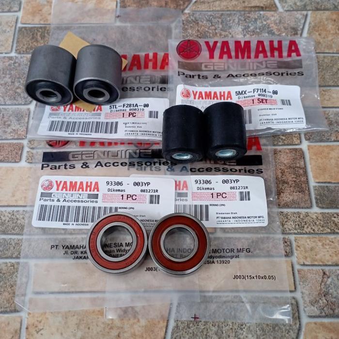 JTTOP" RR BOSH ARM BOSH ENGINE MOUNTING + BEARING 6003 + BOSH FORK YAMAHA MIO SPORTY MIO SMILE SOUL