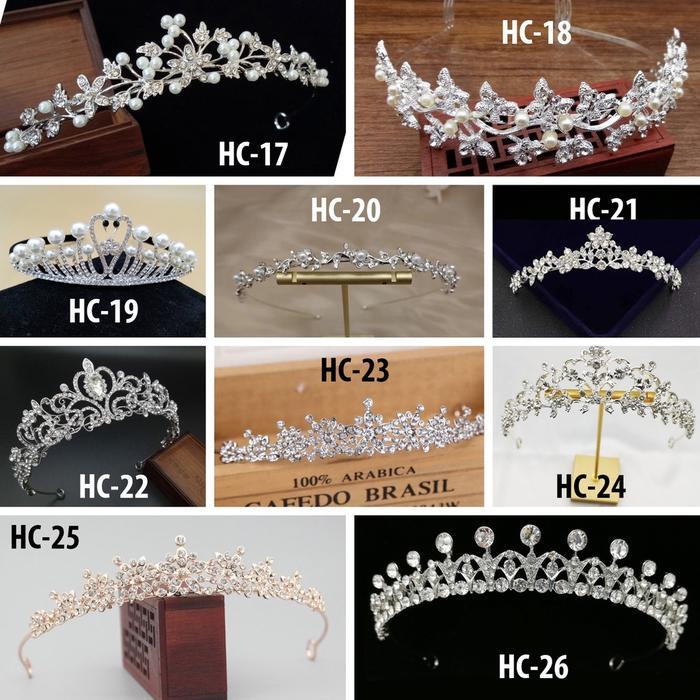 Bridal Wedding Hair Crown / Hair Tiara / Mahkota Pengantin / Hiasan Hijab