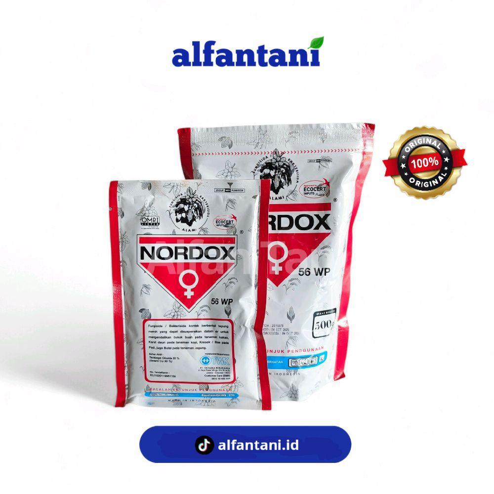Nordox Bakterisida 500 gr 100 gr / Padi Pucuk Merah / Kelaras Daun Padi / Hawar Daun