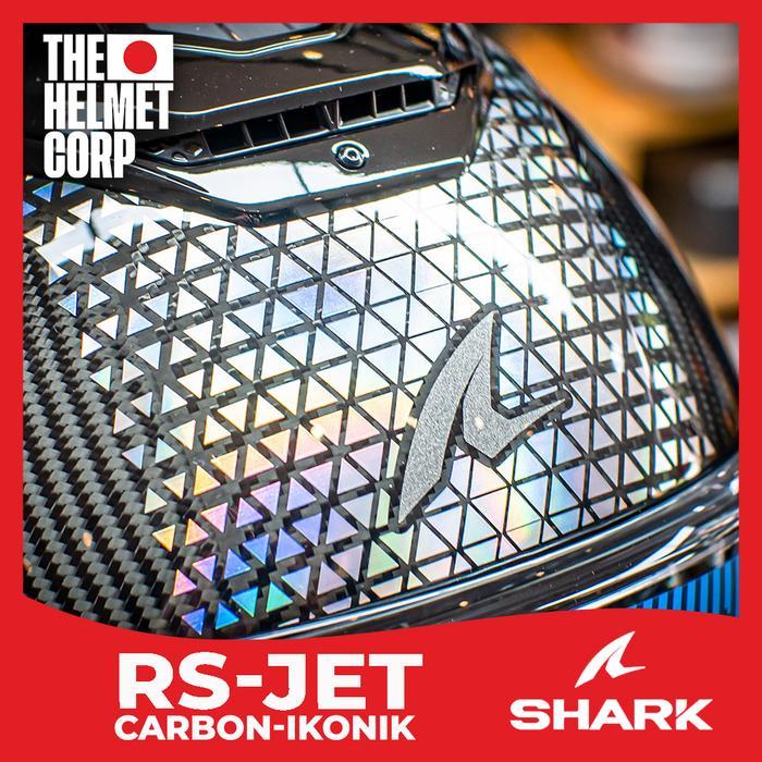 Shark Rs Jet Carbon Ikonik Half Face Carbon Helmet Original Helm Shark