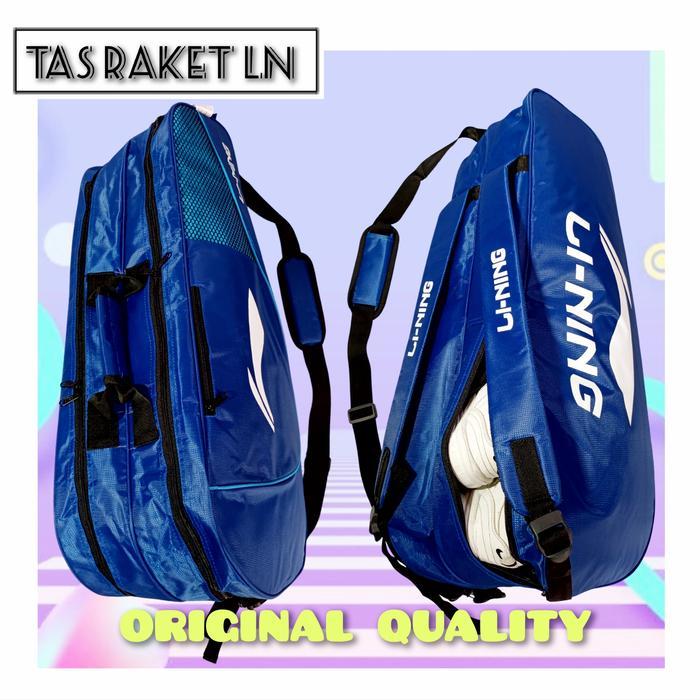 Tas Raket Ransel Lining 2R Imp Bulutangkis Tenis Pasti Promo
