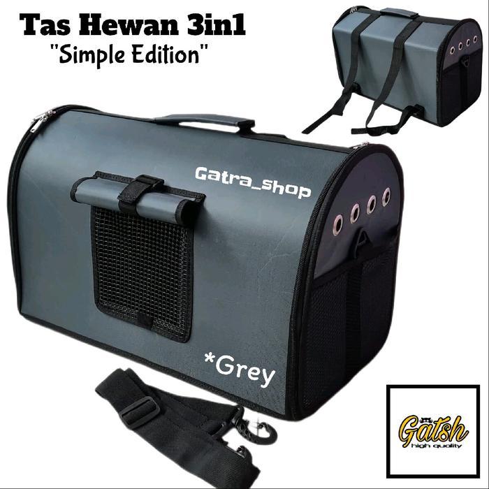 Tas Kucing Model 3in1 Simple Gatsh Petcargo selempang
