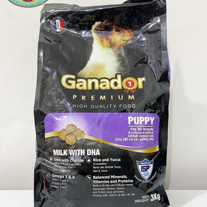 Ganador Premium Puppy dengan Susu Dan DHA 3kg