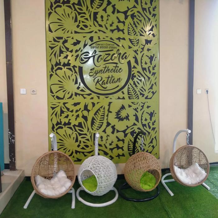 ayunan mini kucing / anak anjing dari rotan sintetis