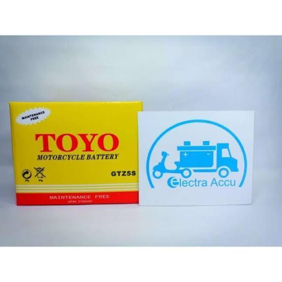 Accu Aki Kering Motor TOYO Brand