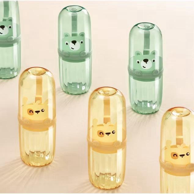 [AB] SET Tempat Simpan Sikat Gigi Odol + Gelas Kumur Anak Dewasa Cangkir Botol Wadah Sikat Gigi Anak