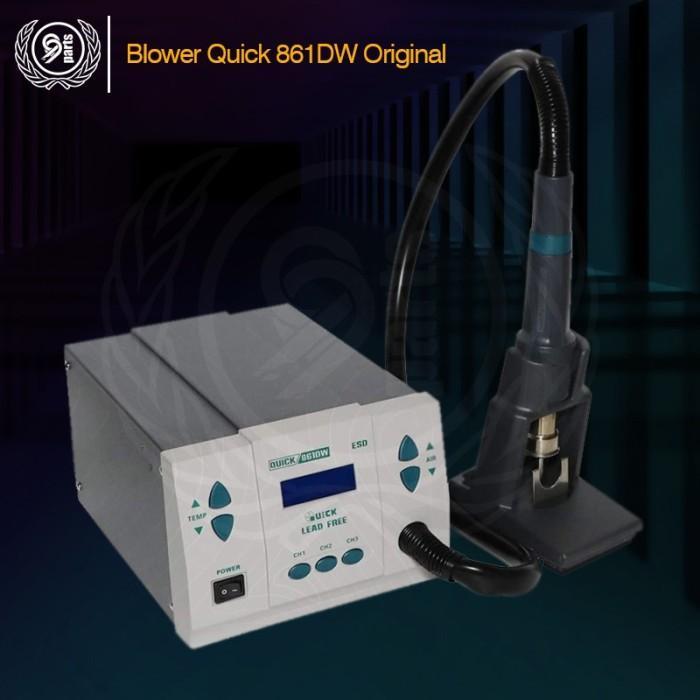 Terlaris Blower Quick 861DW Original / Hot Air Gun Quick 861DW / Solder Uap Quick 861DW Gratis