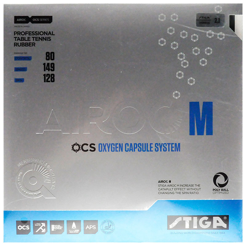 Genuine Stiga AIROC-M AIROC S table tennis rubber Speed Blue pimples in ping pong spin ratio rackets