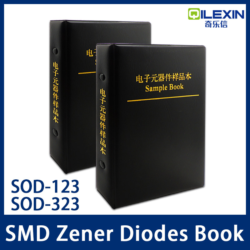 SMD Zener Diode Book SOD-323 0805 SOD-123 1206 2.4v-30v 28 Values Package Assorted Kit 0.5W 1/2W