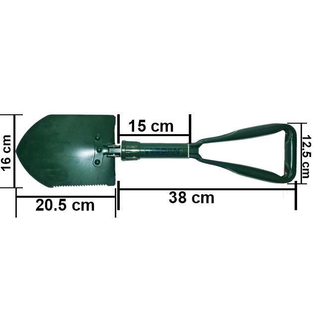 Sekop Lipat Logan / Sekop Cangkul Multifungsi / Sekop Cangkul Lipat