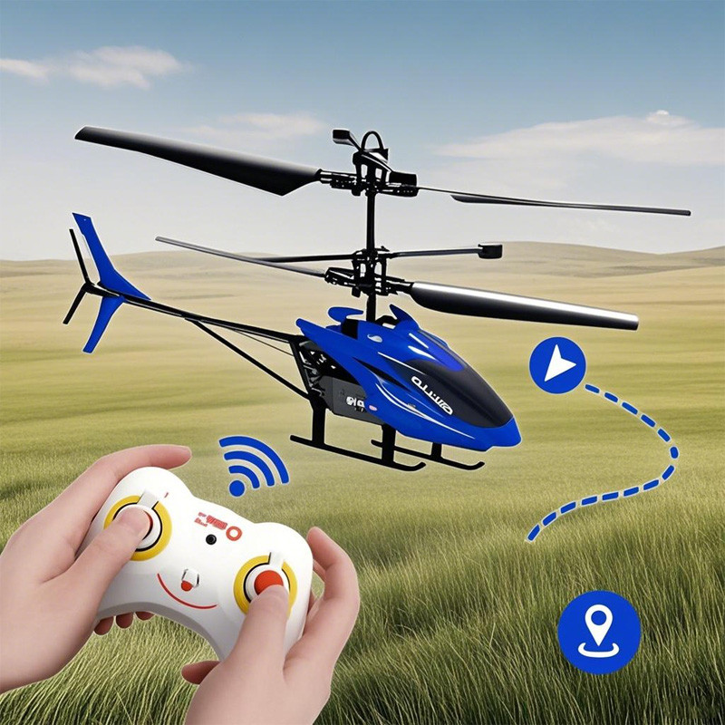 Rechargeable Rc Drone Remote Safe Fall-Resistant Rc Helicopters Drone Induction Hovering Children