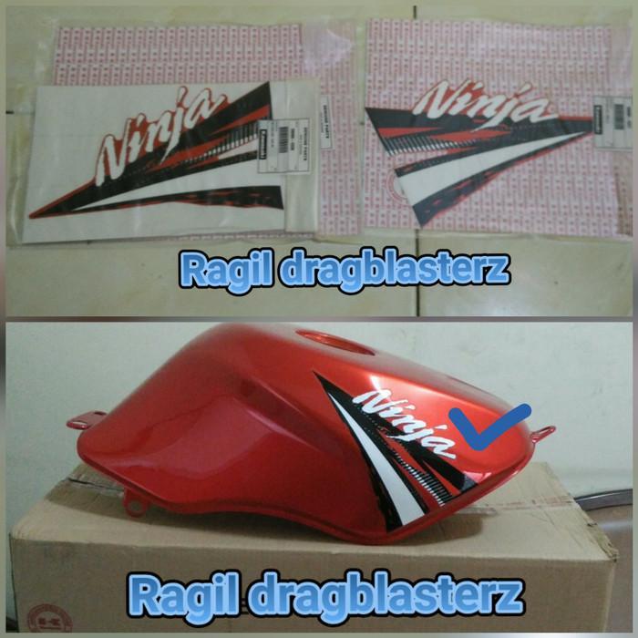 Striping Stiker Tangki New Ninja Rr Se Orange 2014 Original Kawasaki
