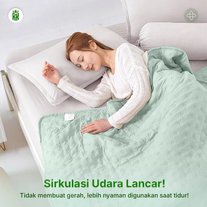 Raja X Inem Selimut Polos Halus & Lembut Bahan Kain Microtex & Dacron (Hanya Selimut)