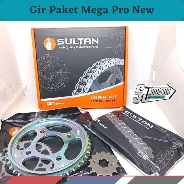 Gir Paket Gir Set Sultan Mega Pro New Tiger Revo Cb 150 Old Cb 150R Sonic 150 Supra Gtr